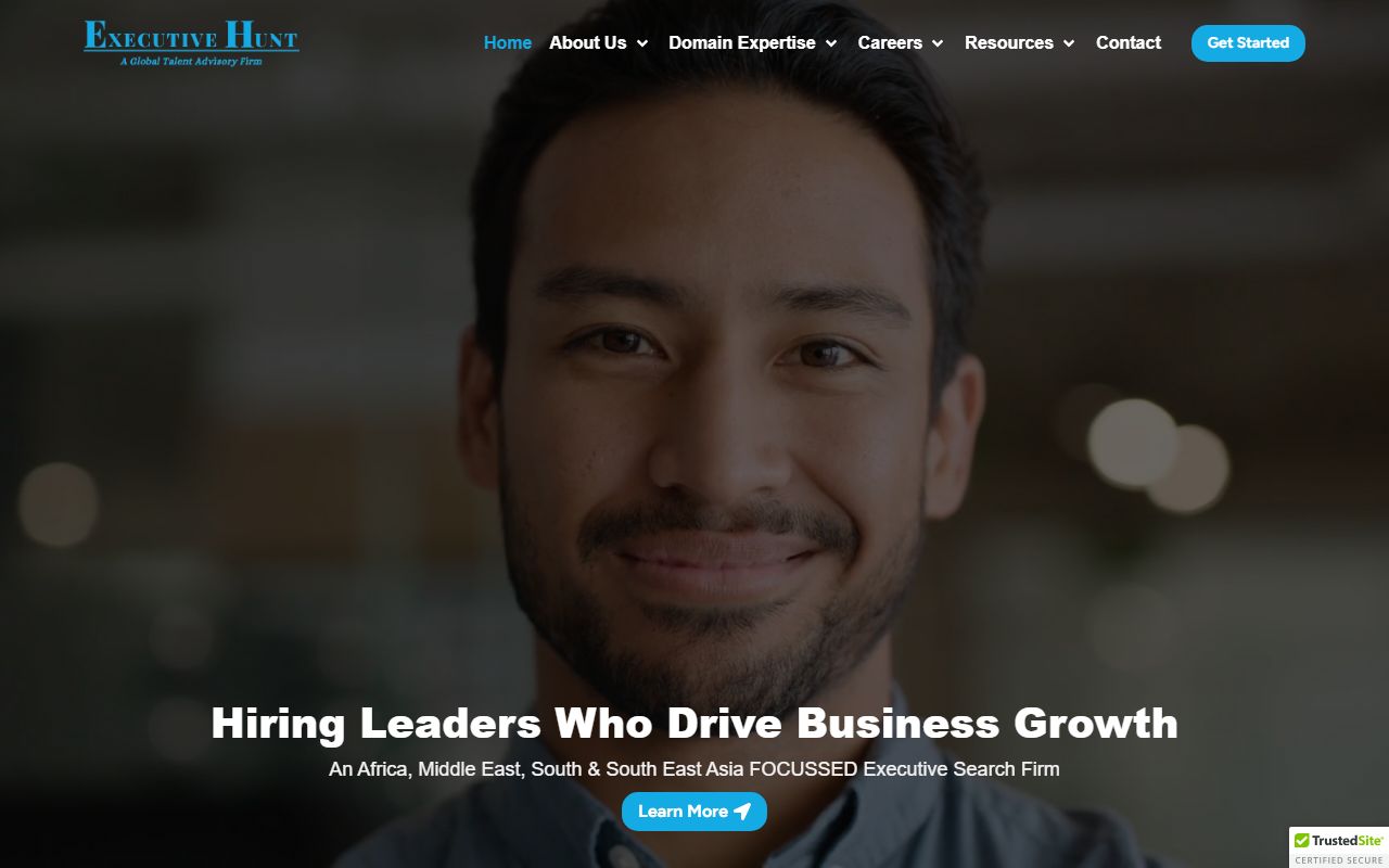 Executive Hunt website preview