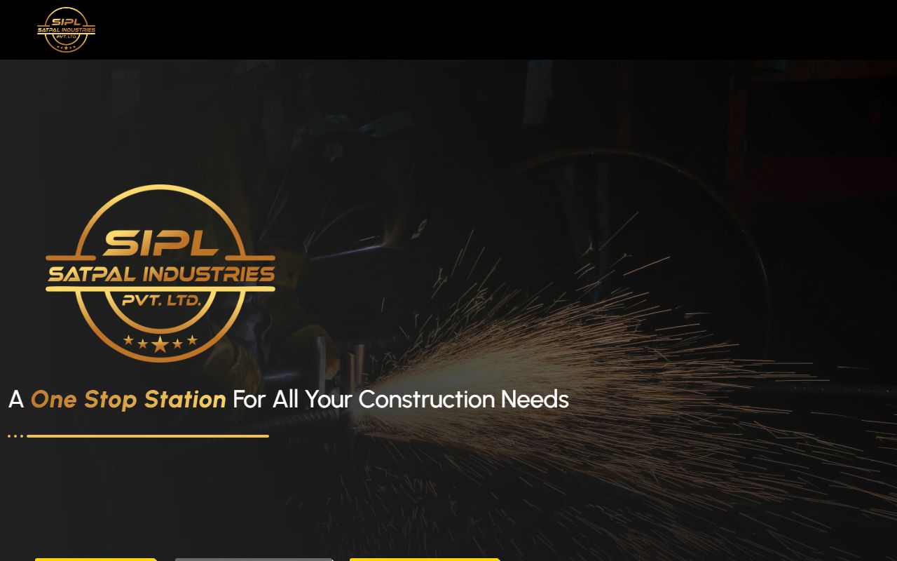 Satpal Industries website preview